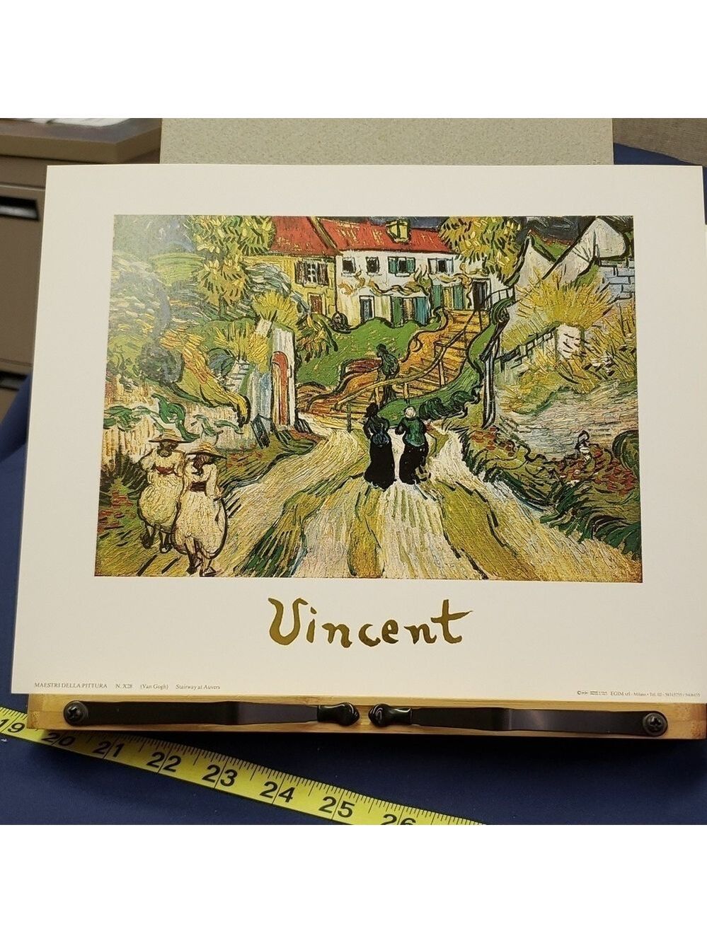 Stairway At Auvers by Vincent Van Gogh Art Print